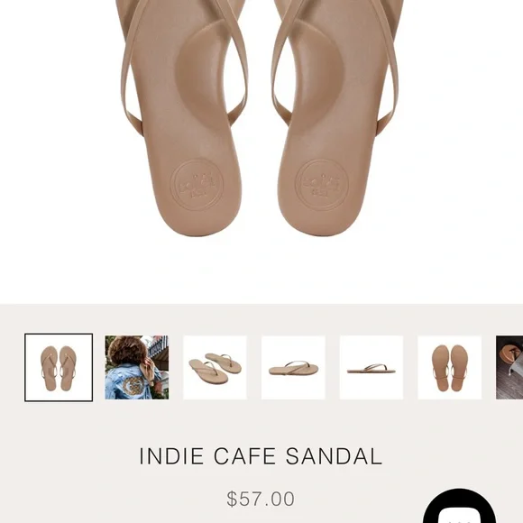 Women's Tan Sandals - Picture 3 of 3